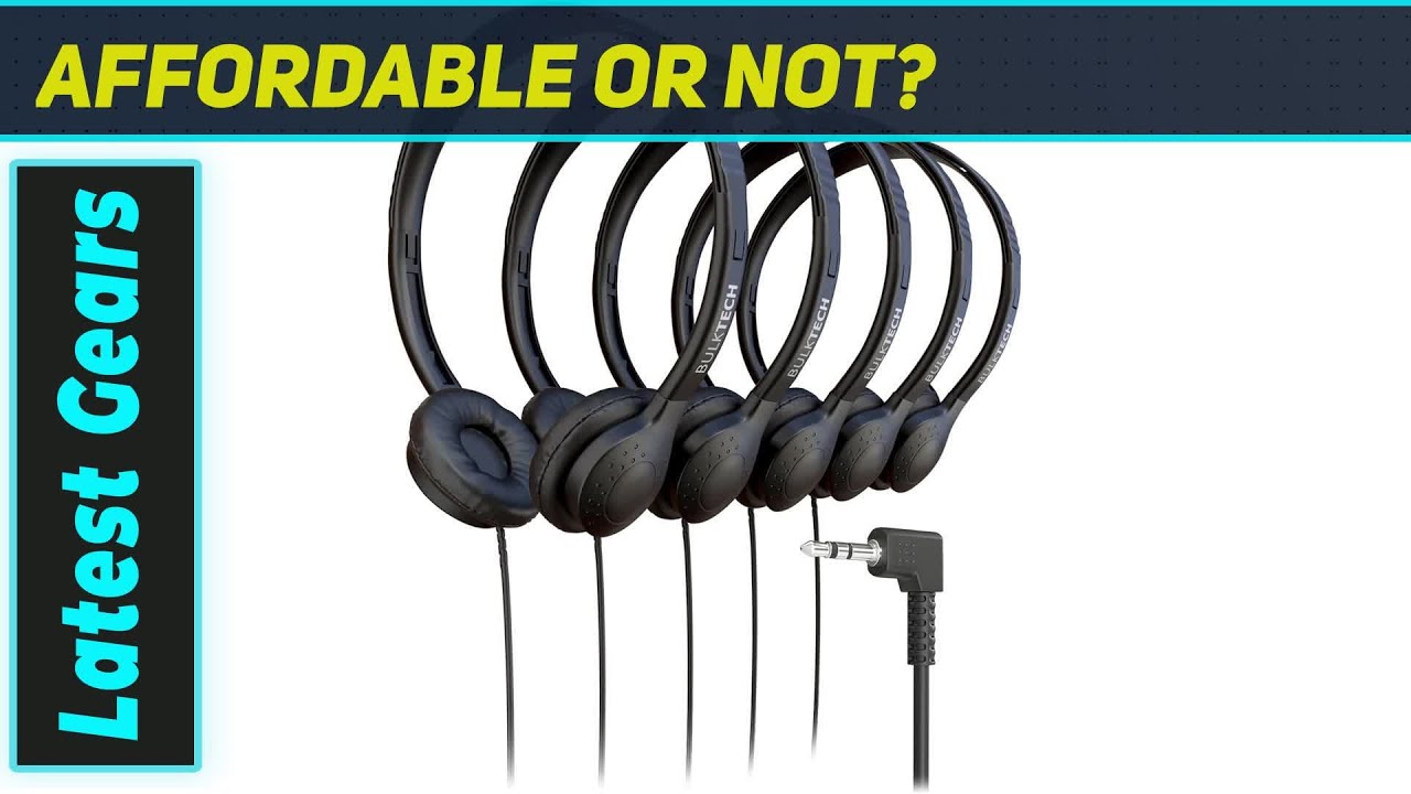 Best Bulk Headphones? Bulktech Wired On-Ear Headphones: Worth it?