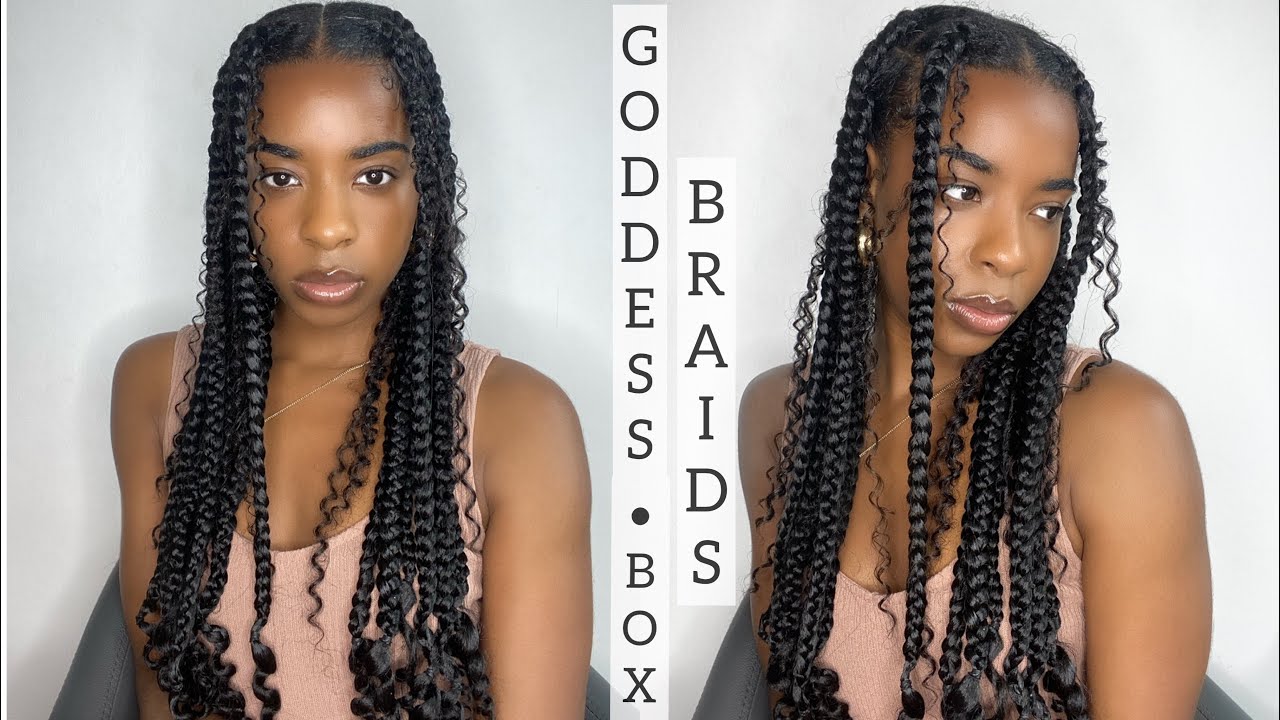Knotless Goddess Braids Tutorial  Detailed how to for beginners