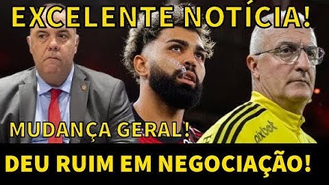 EXCELENTE NOTÍCIA NO FLAMENGO | MUDANÇA GERAL | DEU RUIM EM NEGOCIAÇÃO