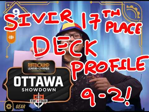 Riftbound F2F OTTAWA SHOWDOWN: 17TH PLACE (9-2) SIVIR AURORA DECK PROFILE!