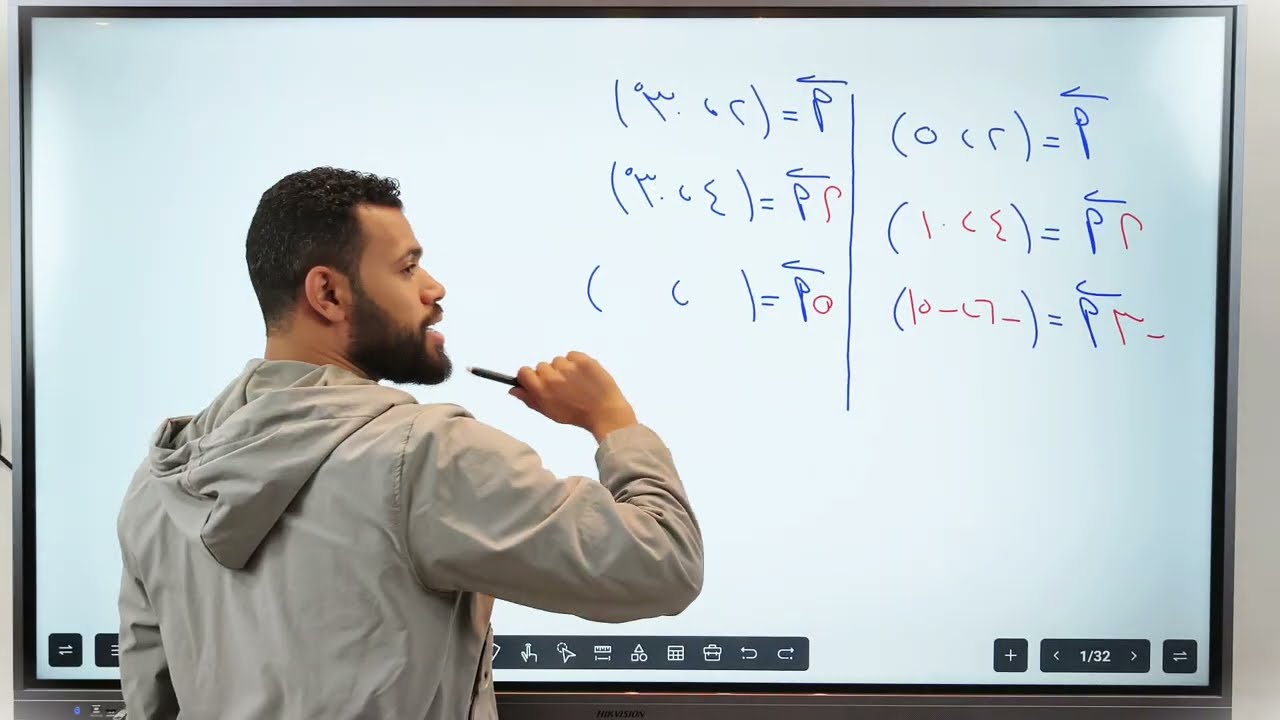 ازاى بنضرب عدد حقيقى فى متجه على الصورة القطبية 💥 #رياضيات #ثانوية_عامة #اولي_ثانوي 