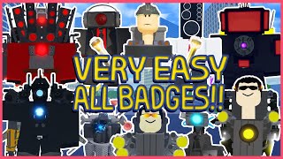 Roblox - How to get ASTRO TOILET (BETA) BADGE and More MORPHS in GALAXY SKIBIDI TOILET RP