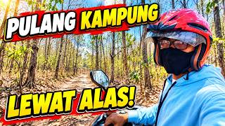 OTW PULANG KAMPUNG LEWAT SEPANJANG HUTAN,POHONNYA PADA KERING SEMUANYA 