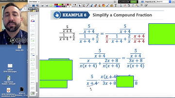 4.4 Video Notes (part 2):  Complex Fractions