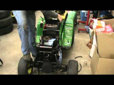 1st Start Of The Rebuilt Motor In John Deere 111 You 1st Start Of The Rebuilt Motor In John Deere 111