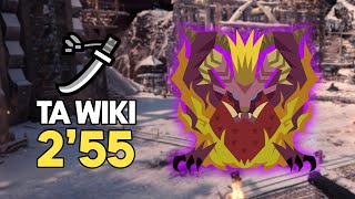 MHWI | Tempered Teostra TA Wiki Rules Long Sword Solo 2'55"50