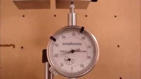 Dial Indicator Test C-50 CNC Machine