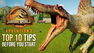 Top 10 Tips To Know Before You Start Jurassic World Evolution 2