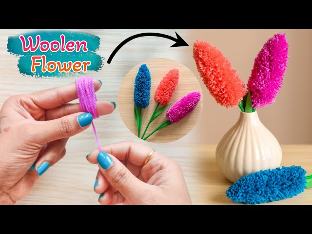 Lavender Flower Making With Wool | DIY | Woolen Craft | NS Creative Collections class=