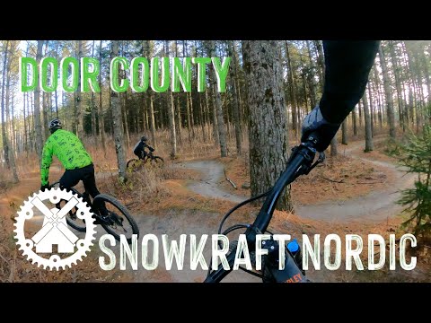 Best BDAY Present for a MTB'r? NEW TRAILS! | Snowkraft Nordic Mountain Bike XC Trails | Door County