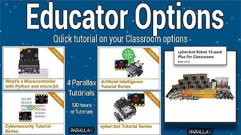 Parallax Educator Options