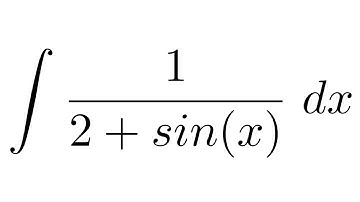 Integral of 1/(2+sin(x)) (Weierstrass substitution + substitution)