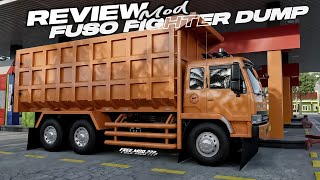 Review & Share || Mod Bussid Truck Fuso Fighter Dump Reborn Style Sumbar Putri Bungsu screenshot 1