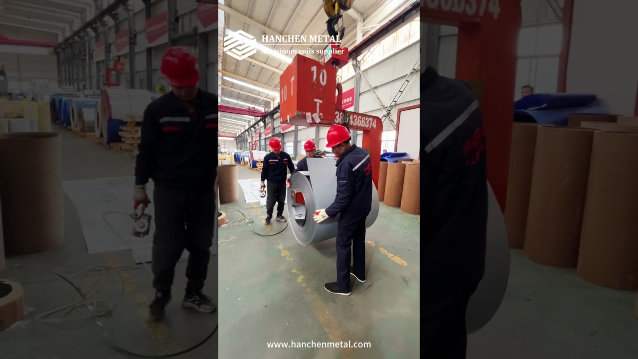 Color coated aluminum coil