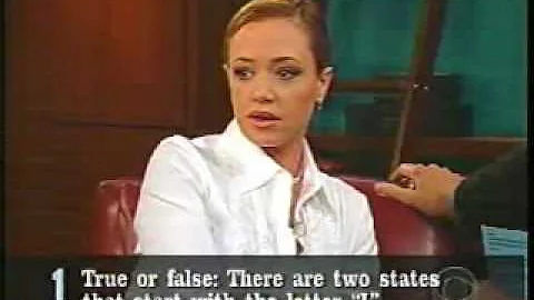 Kilborn's 5 Questions 2001.10.11 Leah Remini