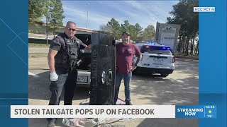 Tomball man finds his stolen tailgate on Facebook Marketplace
