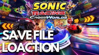 सोनिक रेसिंग क्रॉसवर्ल्ड्स: पीसी पर गेम फ़ाइलें और कॉन्फ़िगरेशन फ़ाइल स्थान सहेजें - ट्यूटोरियल screenshot 4