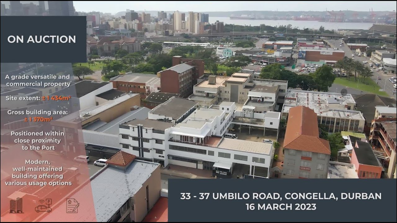 AGrade Versatile Office & Commercial Building. 33 Umbilo Road