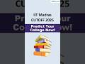 IIT Madras BTech Cutoff 2025 | Toughest Branches &amp; Top Alternatives!