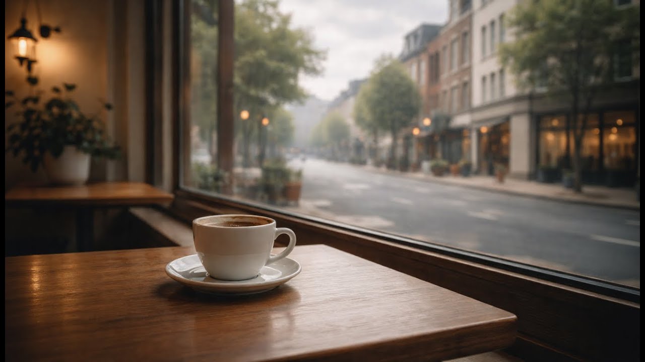 Cafe Window on a Slow Morning ☕ | Lofi to Start the Day Calmly