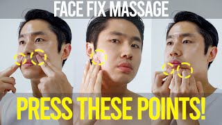 Fix the Face with ONLY MASSAGE ｜Facial Asymmetry｜No Explanation Just EASY-Follow
