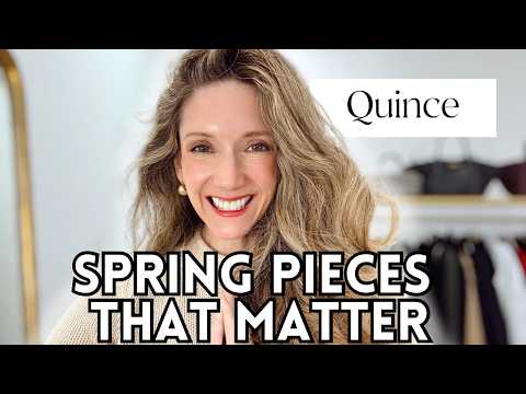 Styling 21 Spring Pieces For Summer | Quince Try-On Haul! thumbnail