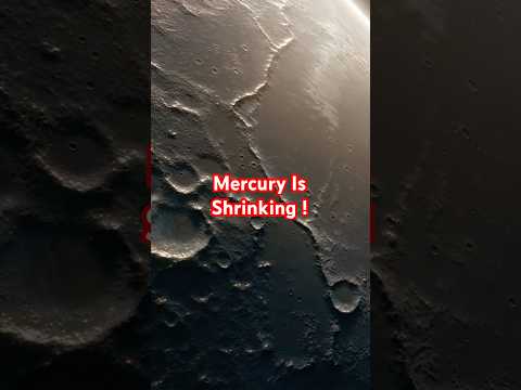 عطارد ينكمش أفلام قصيرة عطارد حقائق الفضاء علم الفلك الجرف