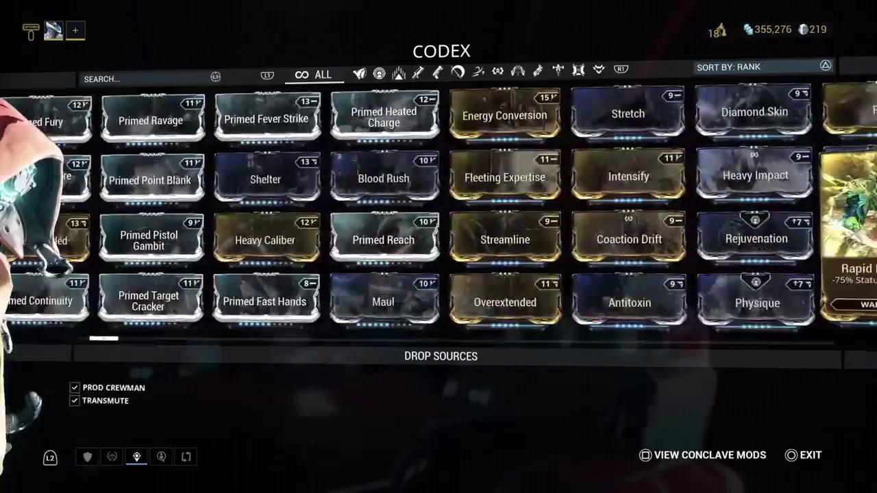Warframe mods basic beginner - YouTube