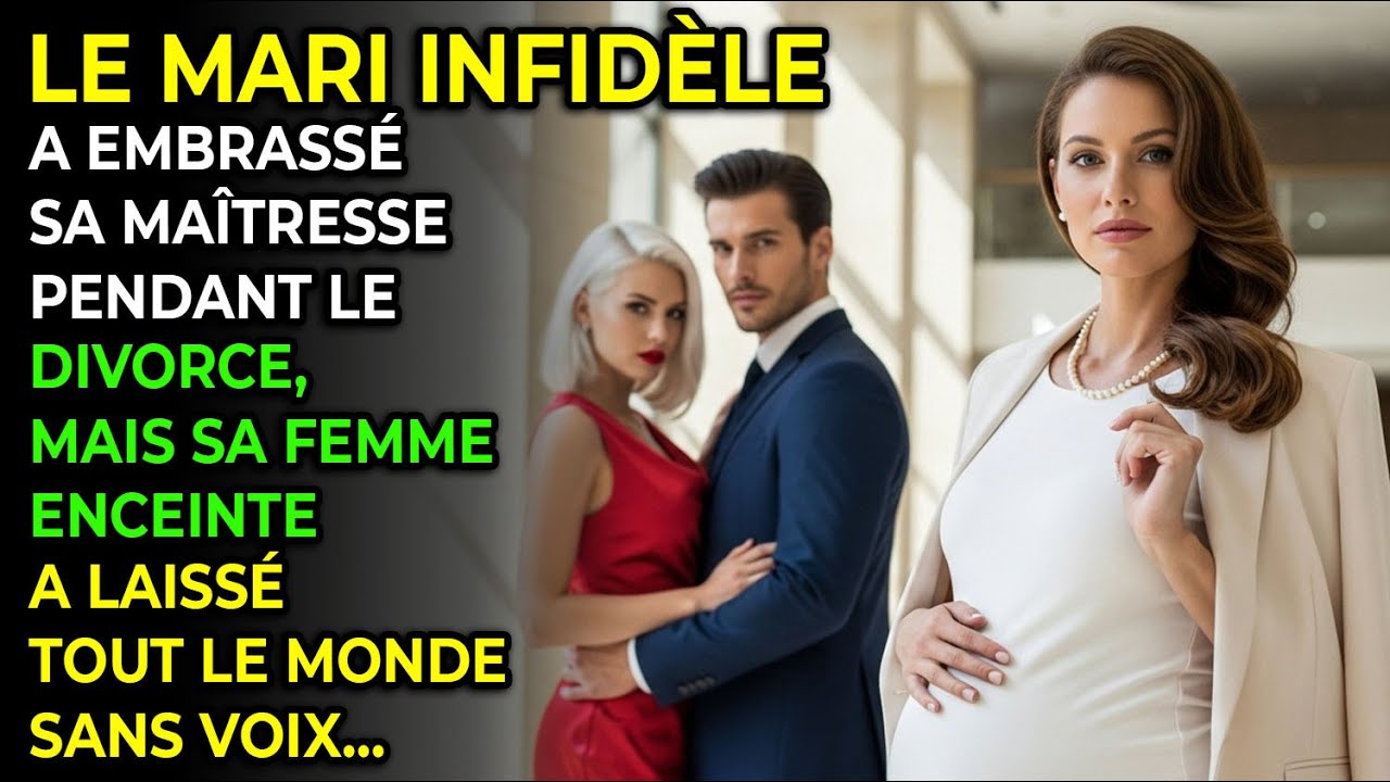 Le Mari Infidèle Embrasse Sa Maîtresse Au Divorce — Son Épouse Enceinte Laisse Tous Sans…