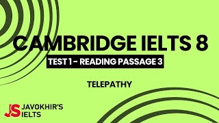 Cambridge IELTS 8 Test 1, Reading Passage 3 | Telepathy