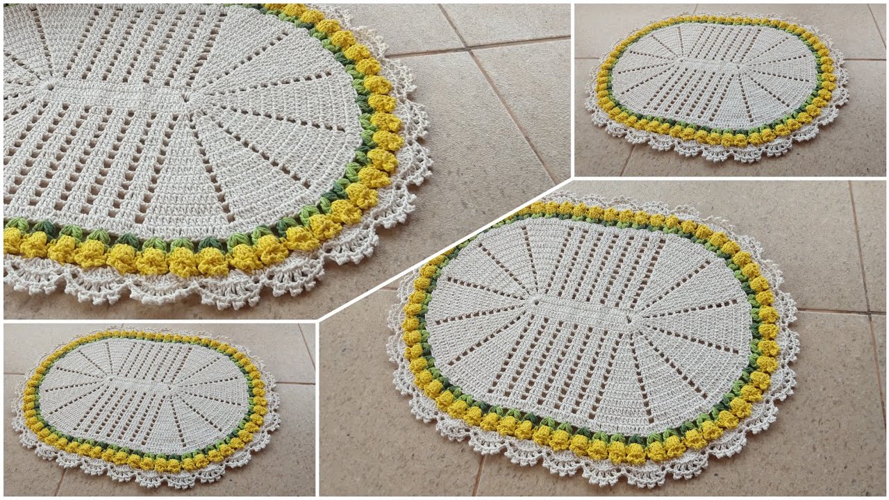 Tapete Oval Charme de Tulipas ( Parte 2/2 )