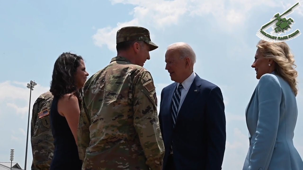 President Biden & First Lady Jill Biden Visits Joint Base Langley ...