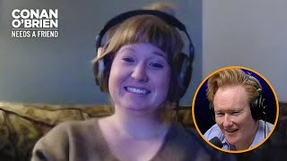 Conan Questions A Crime Scene Investigator | Conan O’Brien Needs a Fan