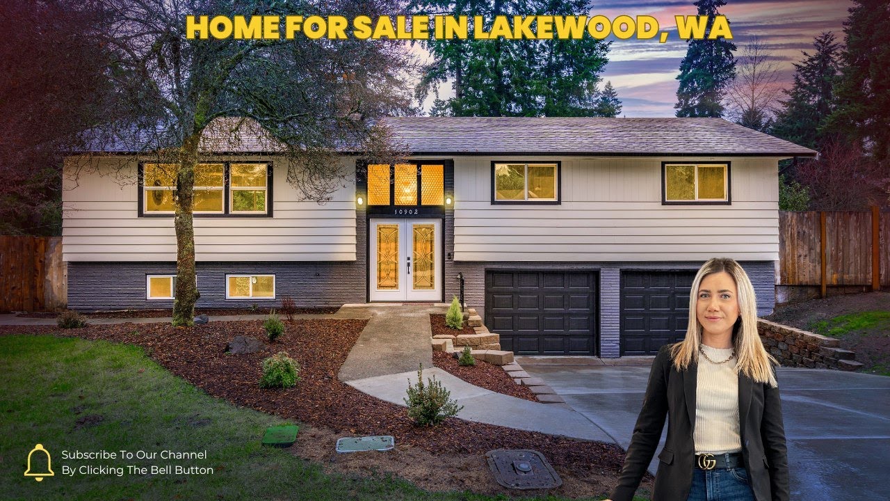 Home for sale in Lakewood, Wa Stunning home in Wa state, close to