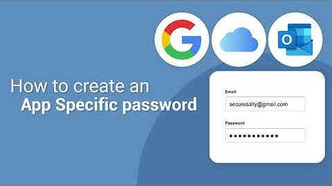 How to Create an App Password for Google, iCloud and Outlook | Cherry TEAM tutorials