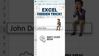 How to Auto Insert Lines After Text in Excel! Stop Typing Dashes! #excel #shorts #short #viral