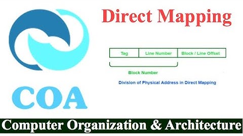 Direct mapping | cache mapping | computer organization and Architecture | coa | lecture |#7