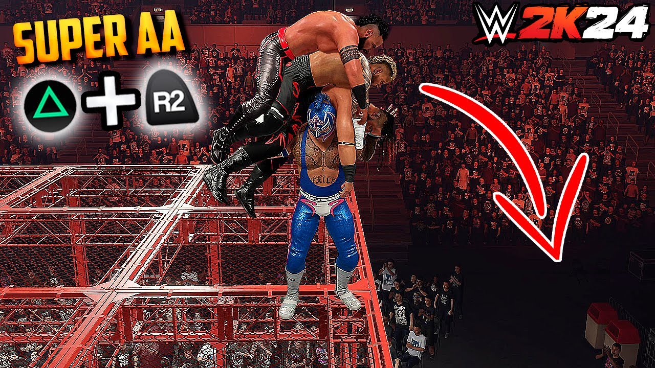 Гигантский Рей Мистерио УКРАЛ 50 финишеров в WWE 2K24!!