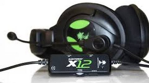 How To | Turtle Beach X12 Headset Hook Up!
