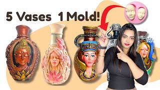 Turn Waste into WOW! 5 Stylish Vases with a Single Mold