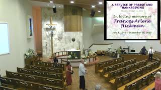 Information Fran Hickman Memorial Service News