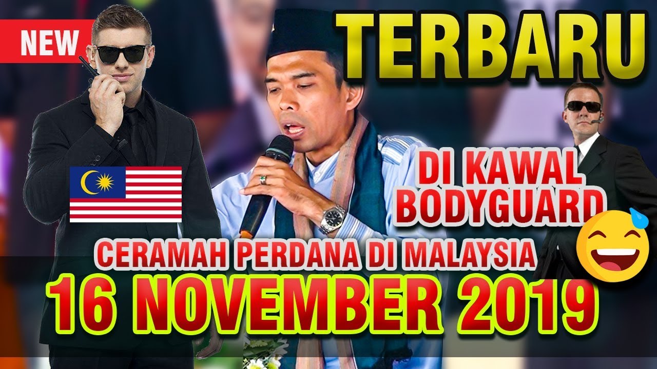 Ceramah Perdana Ustadz Abdul Somad Di Malaysia Dikawal Puluhan Bodyguard Youtube