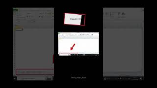 This Excel Shortcut Can Save You Time! | F1 Key