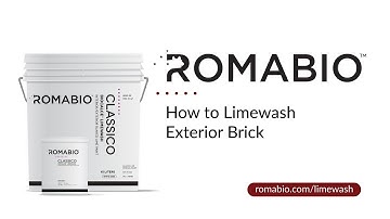Romabio Classico Limewash Paint Exterior Application