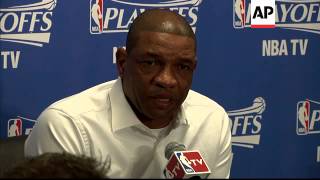 The coaches of the Clippers and the Golden State Warriors, who are facing each other in playoff game