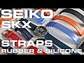 Seiko SKX Rubber and Silicone Straps - customise the look of your SKX!