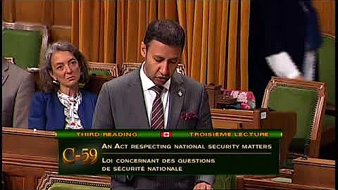 Speech on Bill C-59 (An Act respecting national security matters) - June 18, 2018