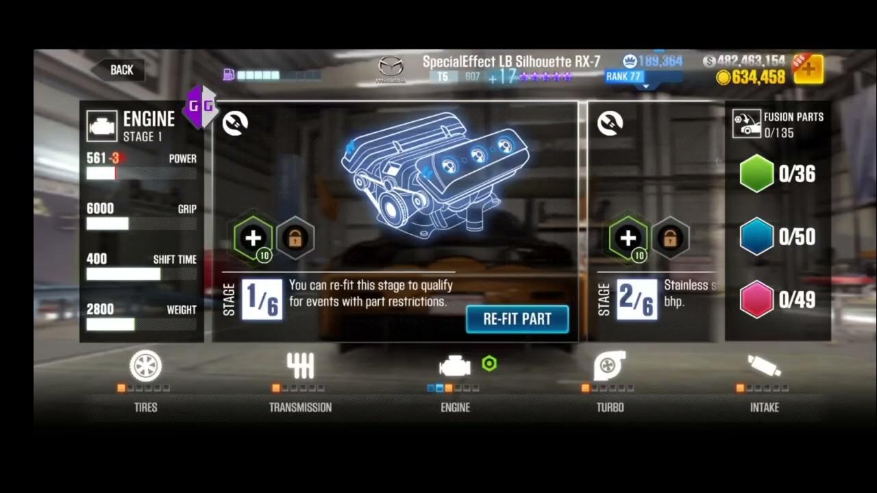 How To Hack Csr2 With Game Guardian CSR2 Game guardian hacking fusion parts another method - YouTube