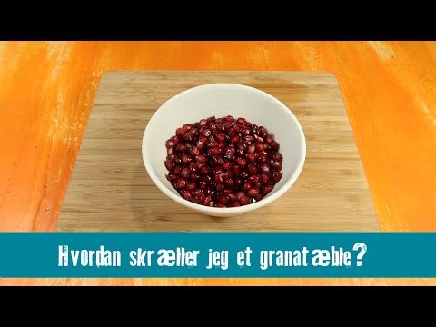 Video: Granatæble Skræl - Egenskaber, Opskrifter Og Anvendelser