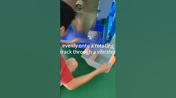 Share the color separation process of ore particles. Color sorting machine, small machine big effect